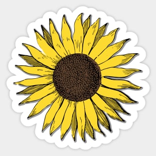 sunflowers Sticker